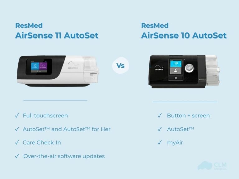 difference between AirSense 10 and 11