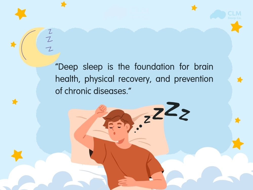 Deep sleep is the foundation for brain health, physical recovery, and prevention of chronic diseases.