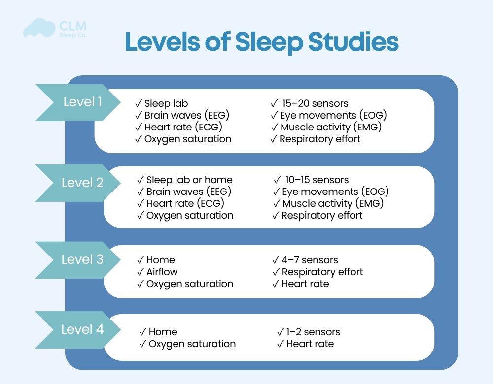 levels of sleep studies