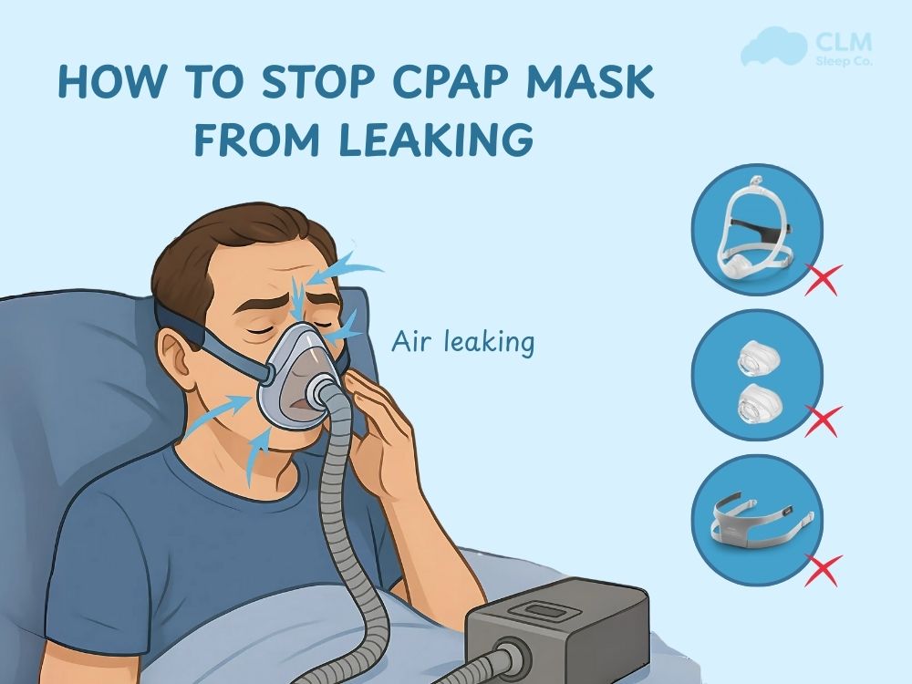 how to stop cpap mask from leaking